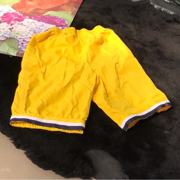 DC Comics Batman Yellow Polyester Wind Shorts Elastic Waist Boys 3T Bat Emblem - Picture 6 of 8